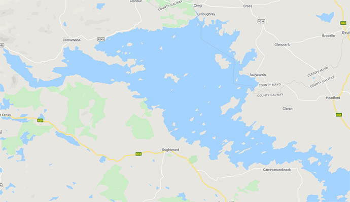 Map of North Lough Corrib Curlew Conservation Programme area