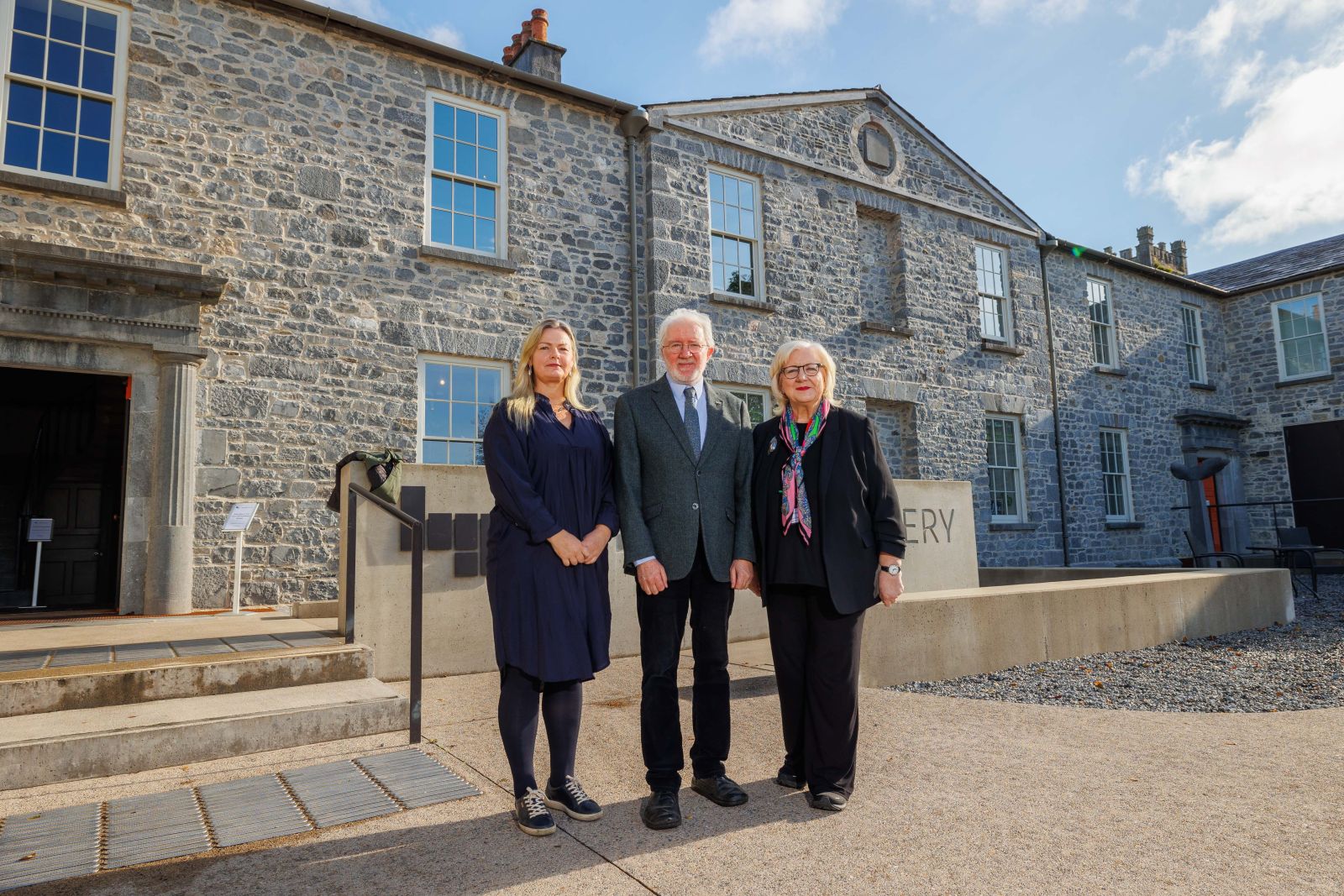 Rebecca Reynolds and Anna O’Sullivan Butler Gallery with Minister Noonan