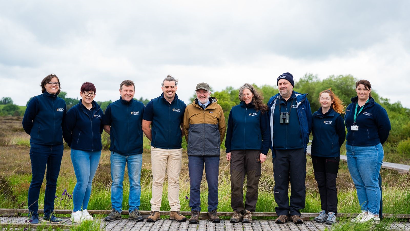 NPWS Team at Clara Bog Nature Reserve